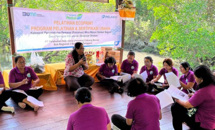 Gandeng Dinas Perikanan dan Ketahanan Pangan, Pelindo Gelar Pelatihan Ecoprint - GenPI.co