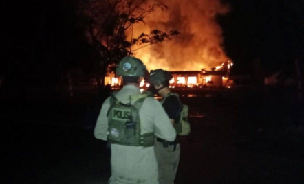 Gedung Pemda Yahukimo di Dekai Terbakar, Satgas Damai Cartenz Dikerahkan - GenPI.co