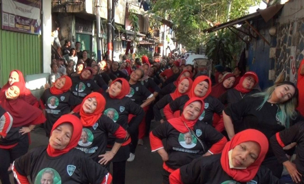 Meriah, Senam Bugar Ceria Kowarteg Dukung Ganjar Disambut Positif - GenPI.co