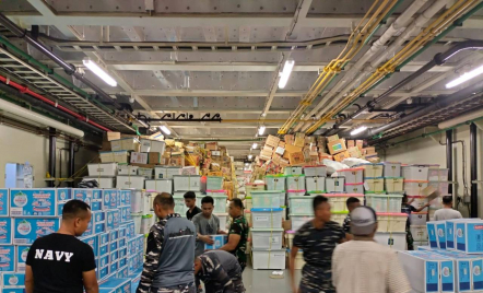 Bantu Palestina, TNI AL Kirim Makanan dan Minuman Produk Indonesia - GenPI.co