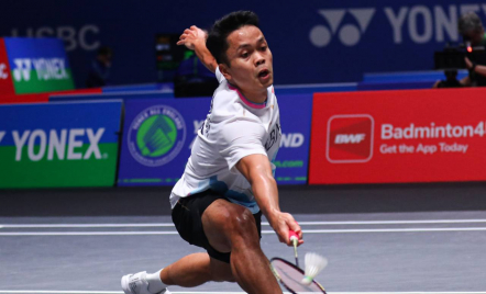 Jonatan Christie Bantu Anthony Ginting ke 16 Besar All England 2024 - GenPI.co