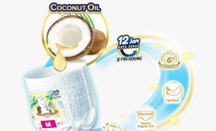 Pertama di Indonesia, MamyPoko Pants Luncurkan Skin Comfort Coconut Oil - GenPI.co