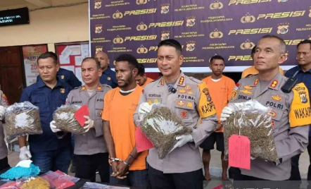 Penyelundup 2,7 Kg Ganja dari Papua Nugini Ditangkap Polisi di Argapura - GenPI.co