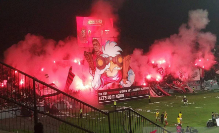 Suporter Nyalakan Flare dan Petasan, Bali United Didenda Rp250 Juta - GenPI.co