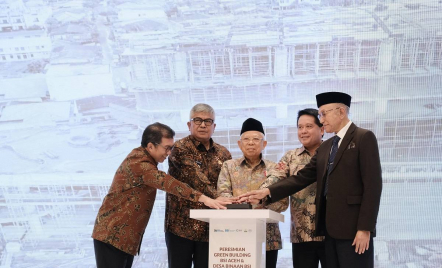 Ma'ruf Amin Harap Gedung Landmark BSI Aceh Mampu Jadi Penggerak Pertumbuhan Ekonomi - GenPI.co