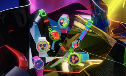 Swatch Hadirkan Desain Jam Tangan Bernuansa Neon yang Ikonis - GenPI.co