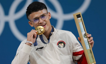 Setelah Raih Emas Olimpiade Paris 2024, Rizki Juniansyah Bela Banten di PON - GenPI.co