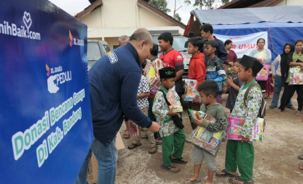 XL Axiata Salurkan Bantuan untuk Korban Bencana Gempa di Kabupaten Bandung - GenPI.co