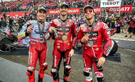 Juara di Sprint Race MotoGP Jepang 2024, Francesco Bagnaia Beber Alasannya - GenPI.co