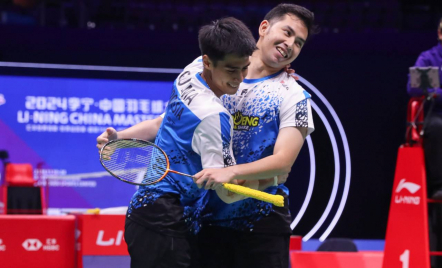 Cetak Sejarah di China Masters 2024, Sabar/Reza: Alhamdulillah - GenPI.co