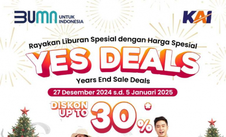 Buruan Pesan! Sambut Tahun Baru, Daop 6 Hadirkan Program Year End Sale Deals Diskon hingga 30% - GenPI.co