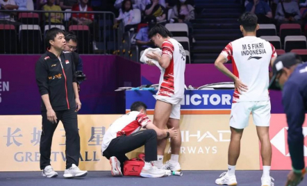 Jumping Smash Berujung Cedera Lutut, Daniel Marthin Tunggu Hasil MRI - GenPI.co