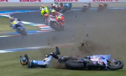 Tekanan Rem Jadi Biang Kerok Alex Marquez Jatuh di MotoGP Belanda 2025 - GenPI.co