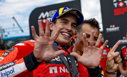 Menang di Sprint Race MotoGP Ceko 2025, Marc Marquez Hancurkan Rekor Bagnaia - GenPI.co