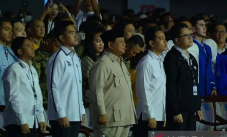 Prabowo Subianto Hadiri Kongres PSI, Yel-yel Dukungan 2 Periode Menggema - GenPI.co