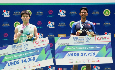 Juara Macau Open 2025, Alwi Farhan Raih Hadiah Rp 456 Juta - GenPI.co