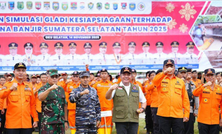 Apel Kesiapsiagaan Banjir Sumsel, Herman Deru Minta Masyarakat Lebih Peduli Lingkungan - GenPI.co