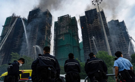 Kebakaran Mematikan di Hong Kong: Dugaan Korupsi dan Kelalaian Renovasi Mencuat - GenPI.co