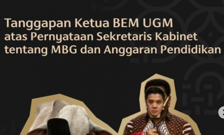 Seskab Klaim MBG Tak Pangkas Anggaran Pendidikan, BEM UGM: Tinggal Rp 545,5 T - GenPI.co