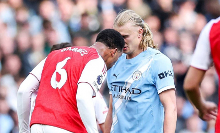 Man City Kalahkan Arsenal di Liga Inggris, Erling Haaland Sindir Gabriel - GenPI.co