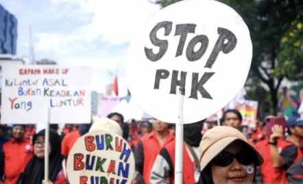 Demo Hari Buruh 2026: Lagu Kicau Mania Diputar, Langsung Ndangak-Ndangak - GenPI.co