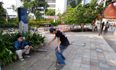 Pemain Skateboard Semringah Tak Diusir Saat Main di CFD Sudirman - GenPI.co
