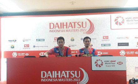 Ahsan/Hendra Sukses Sikat Ganda Denmark di Indonesia Masters 2022 - GenPI.co