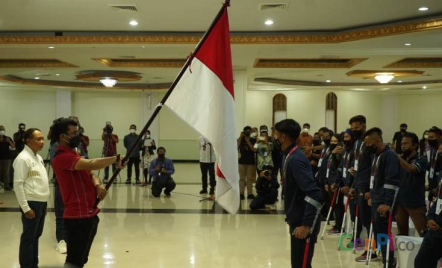 Menpora Lepas Timnas Sepak Bola Amputasi Indonesia ke Piala Dunia - GenPI.co