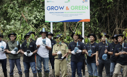 BRI Peduli Grow & Green Salurkan 2.500 Bibit Pohon Durian di Berau Kaltim - GenPI.co Bali