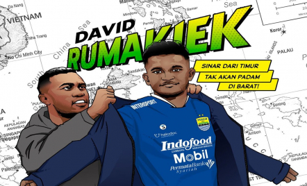 David Rumakiek Resmi Menjadi Pemain Baru Persib Bandung - GenPI.co Jabar