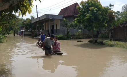 Alhamdulillah, Banjir di Grobogan Mulai Surut - GenPI.co Jateng