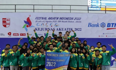 Jatim Juara Umum Kejurnas Akuatik 2022, DKI Jakarta Nomor 2 - GenPI.co Jatim
