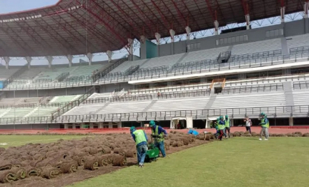 Aneh, Rumput Stadion Gelora Bung Tomo kok Belum Sesuai Standar FIFA - GenPI.co Jatim