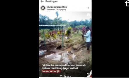 Viral Jenazah Terseret Banjir di Tulungagung, Berikut ini Fakta-Faktanya - GenPI.co Jatim