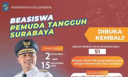 Beasiswa Pemuda Tangguh Surabaya Dibuka, Cek Syaratnya - GenPI.co Jatim