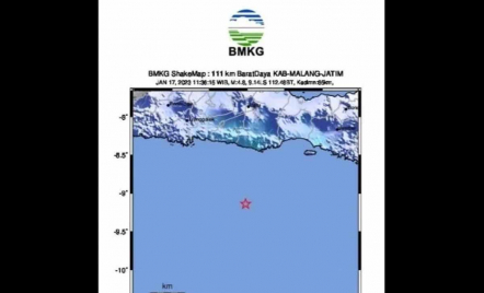 Gempa Magnitudo 5,1 di Malang, Kata BMKG Deformasi Lempeng Indo-Australia - GenPI.co Jatim