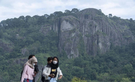 Dinpar Gunungkidul Bangun Kawasan Parkir di Desa Wisata Nglanggeran - GenPI.co Jogja