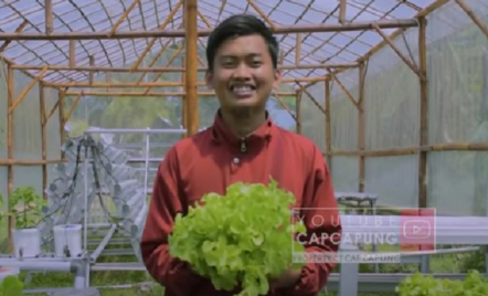 Keren! Mahasiswa di Yogyakarta Ini Sukses Jadi Petani Hidroponik - GenPI.co Jogja