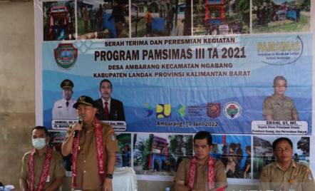 Program Pamsimas, Andalan Pemkab Landak Sediakan Air Bersih - GenPI.co Kalbar