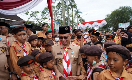 Hari Pramuka ke-61, Gelorakan Semangat Persatuan - GenPI.co Kalbar