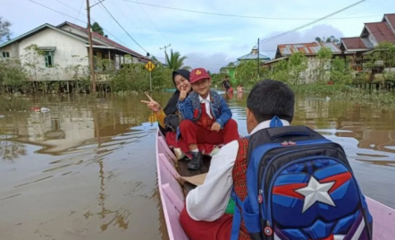 2 Bendungan Sawah di Kapuas Hulu Rusak Akibat Banjir - GenPI.co Kalbar