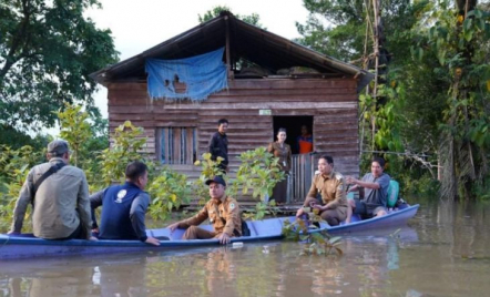 Pemerintah Pusat Diharapkan Membantu Penanggulangan Banjir Kapuas Hulu - GenPI.co Kalbar