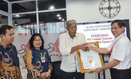 Predikat Paripurna Diterima RSUD Ade M. Djoen Sintang dari LAFKI Jakarta - GenPI.co Kalbar