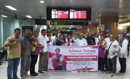 Masyarakat Kalbar Sambut Atlet Peraih Medali Perunggu SEA Games - GenPI.co Kalbar