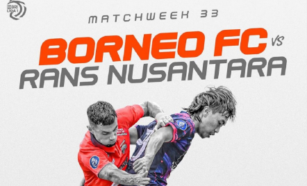 Link Live Streaming Borneo FC vs RANS Nusantara, Tutup Manis Laga Kandang Terakhir - GenPI.co Kaltim