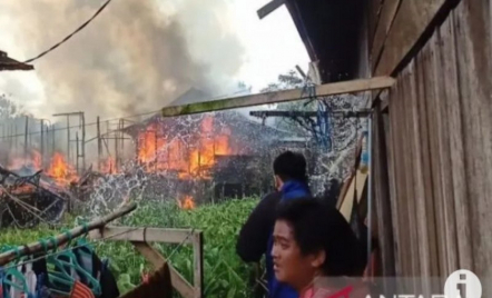 Alamak! 8 Bangunan di Samarinda Hangus Terbakar - GenPI.co Kaltim