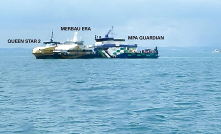 Angkut Puluhan Penumpang, Kapal Feri Jurusan Batam Terbakar - GenPI.co Kepri