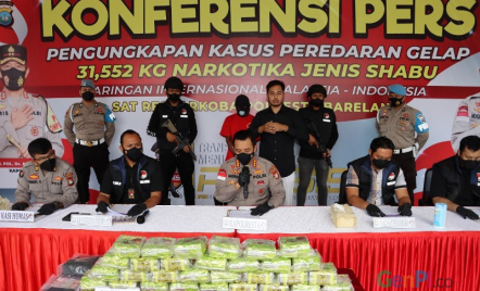 Polisi Ringkus Kurir Narkoba, Bawa 31,5 Kg Sabu dari Malaysia - GenPI.co Kepri