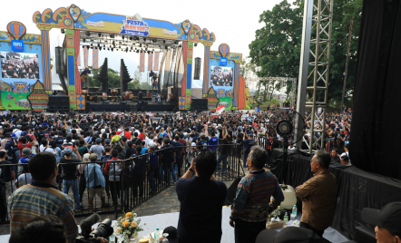 Puluhan Ribu Orang Hadir dalam 2 Hari, Pesta Rakyat Simpedes BRI Gelorakan Pandaan - GenPI.co NTB