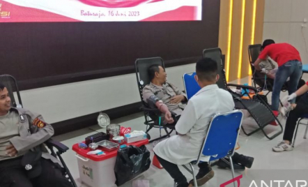 Seluruh Anggota Polres OKU Timur Diminta Rutin Donor Darah - GenPI.co Sumsel